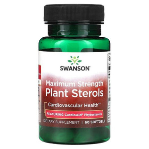 Swanson Maximum Strength Plant Sterols CardioAid 60 Capsules