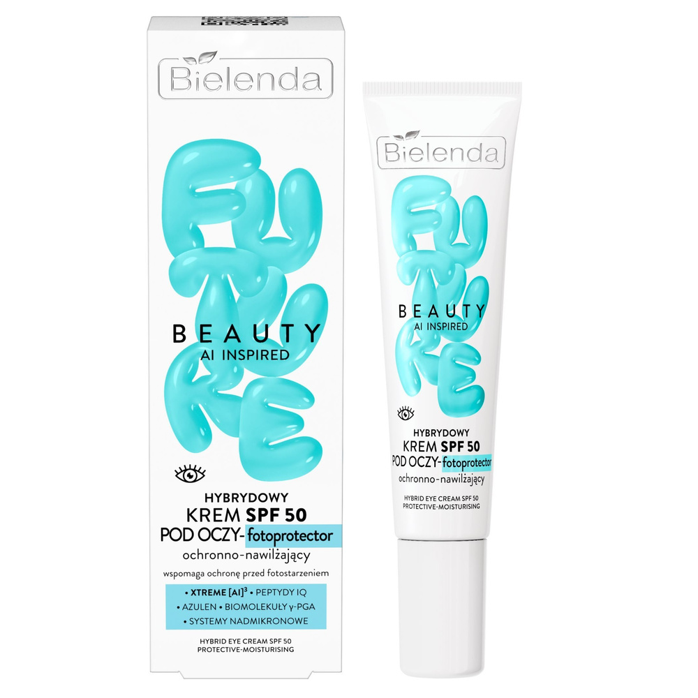 Bielenda Future Beauty Ochronno - Nawilżający Hybrydowy Krem - Fotoprotector pod Oczy SPF50 15ml