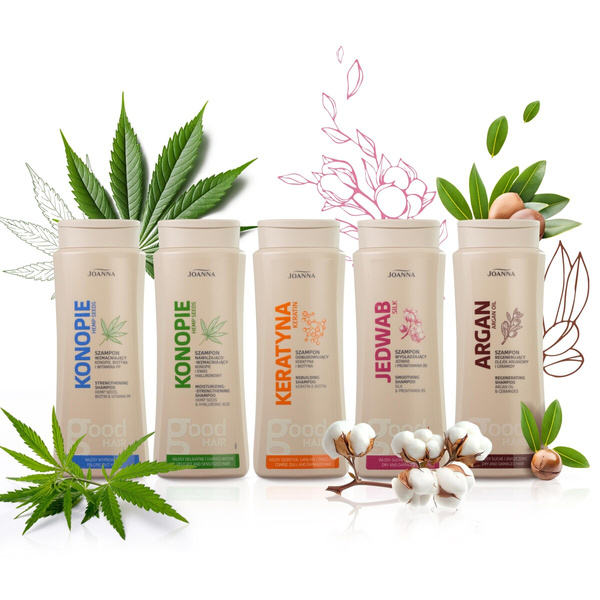 Joanna Argan Oil Regenerating Shampoo for Dry and Damaged Hair 400ml