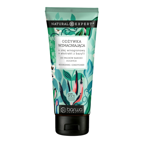 Barwa Natural Expert Strengthening Hair Conditioner with Basil and Grape Oil 200ml