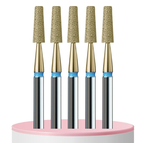 IQ Nails Diamond Nail Drill Bits Cut Cone 2.5mm ZRN 5 pcs