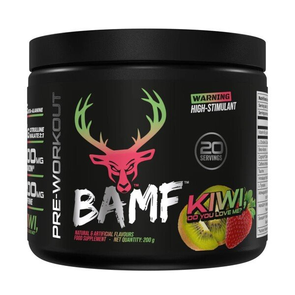 Bucked Up BAMF High Stimulant Nootropic Pre-Workout For Focus and Performance 200g