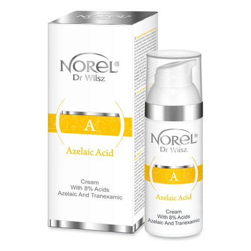 Norel Azelaic Acid Cream With 8% Azelaic and Tranexamic Acids dla Skóry z Trądzikiem Różowatym i Przebarwieniami 50ml