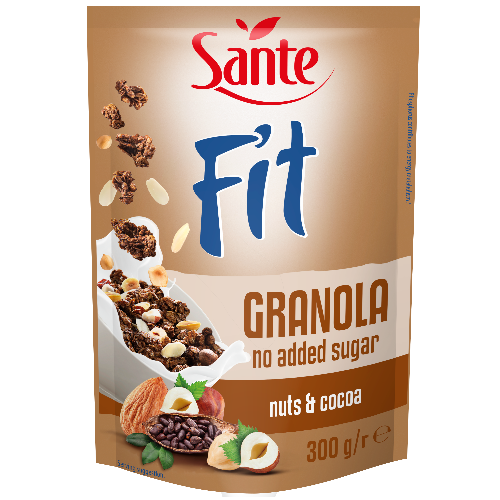 Sante Fit Granola Nuts Cocoa without Sugar 300g