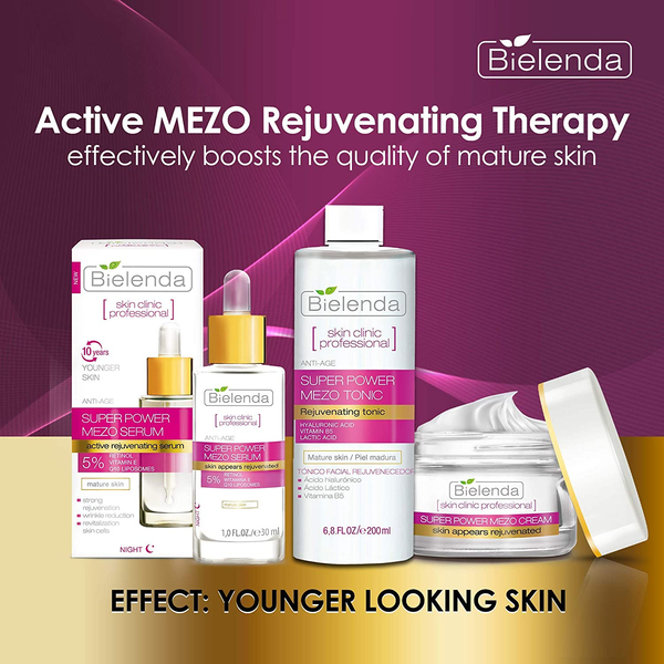 Bielenda Skin Clinic Profesjonalny Krem ​​do Twarzy na Dzień i na Noc z Fitoamidamidem Omega i Q 10 50ml