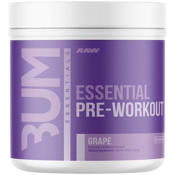Raw Nutrition CBUM Essential Pre-Workout, Grape - 423g
