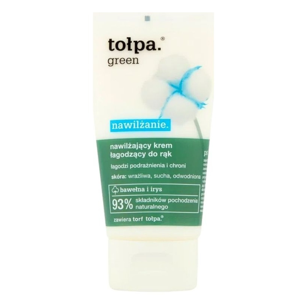 Tolpa Green Moisturizing Soothing Hand Cream For Sensitive Dry Skin 75ml