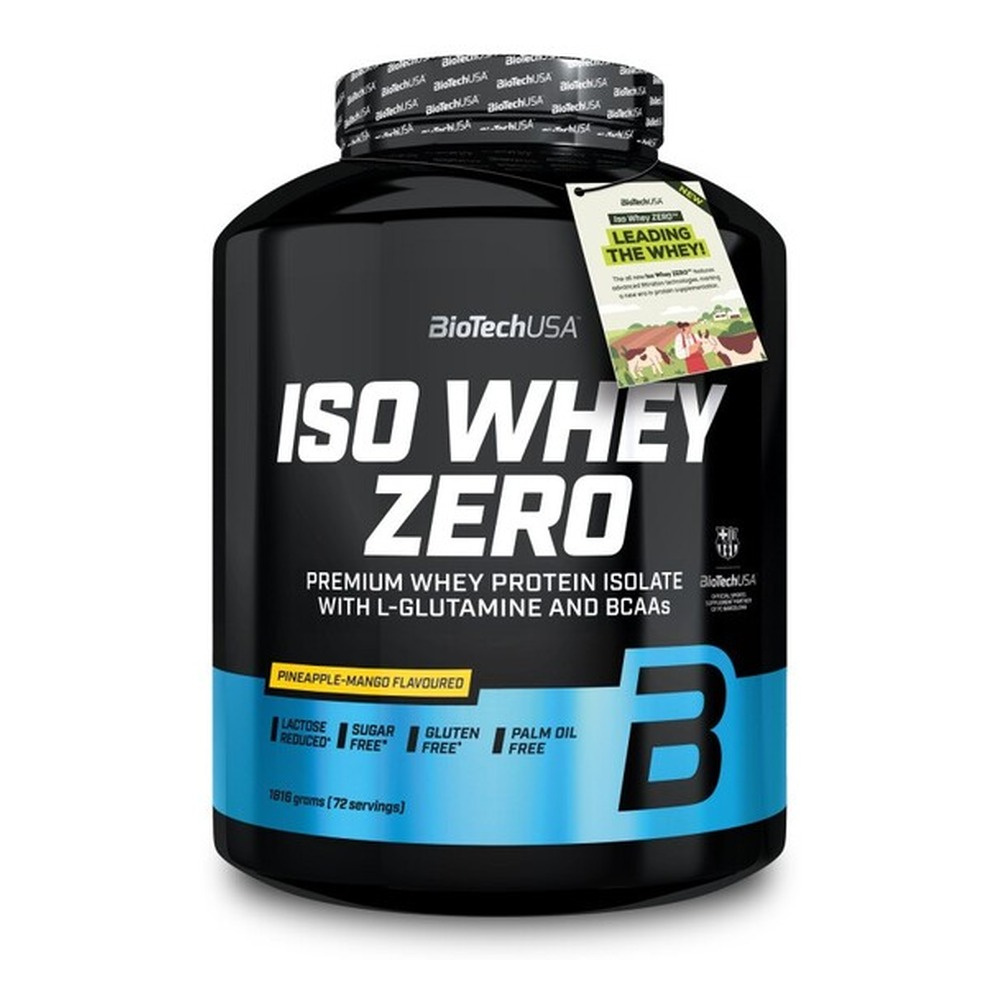 BioTechUSA Iso Whey Zero Pineapple-Mango Whey Protein Isolate 1816g
