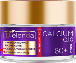 Bielenda Calcium +Q10 Radykalnie Odbudowujący Krem Przeciwzmarszczkowy 60+ na Dzień 50ml