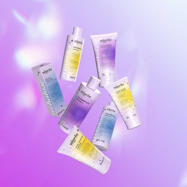 Niuviu Lumi Maska do Włosów Farbowanych Intensywne Nawilżenie i Ochrona Koloru 200ml