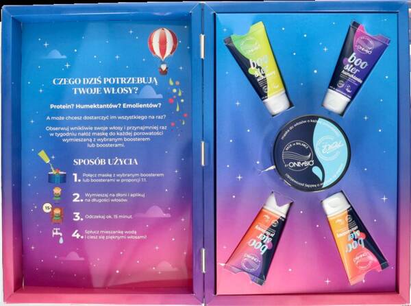 OnlyBio Hair in Balance & E.Wedel Professional DIY Christmas Hair Care Set