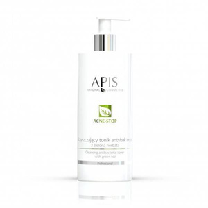 Apis Professional Acne Stop Cleansing Antibacterial Tonic With Green Tea for Oily and Mixed Acne Skin 500ml 500ml