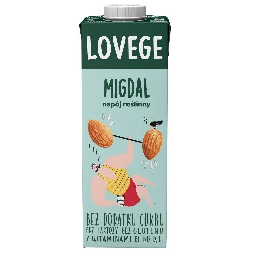 Sante Lovege Almond Sugar-Free Plant Drink 1l
