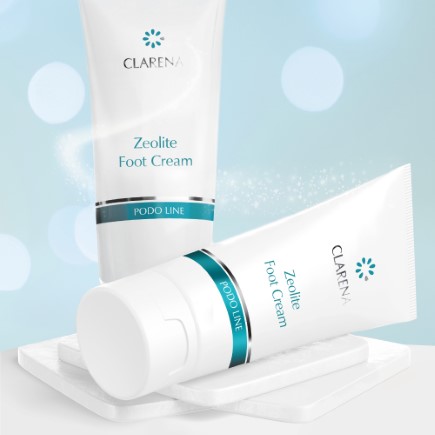 Clarena Podo Line Zeolite Foot Cream - Premium Care for Cracked & Calloused Skin 100ml
