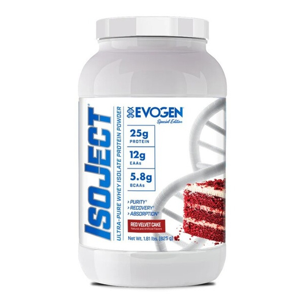 Evogen IsoJect Izolat Białka Serwatkowego Red Velvet Cake 825g