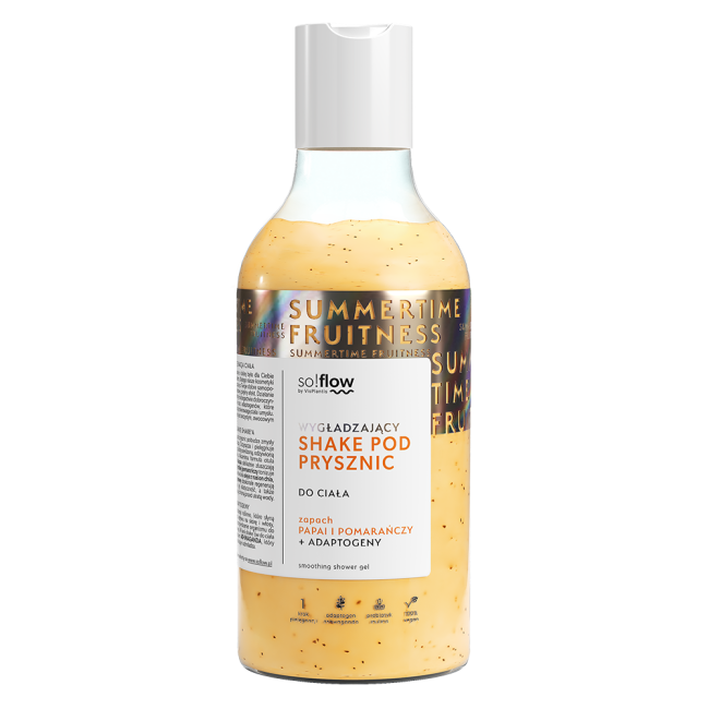 So!Flow by Vis Plantis Luxury Papaya & Orange Smoothing Shower Shake 400ml