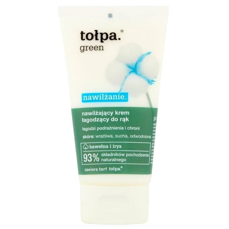 Tolpa Green Moisturizing Soothing Hand Cream For Sensitive Dry Skin 75ml