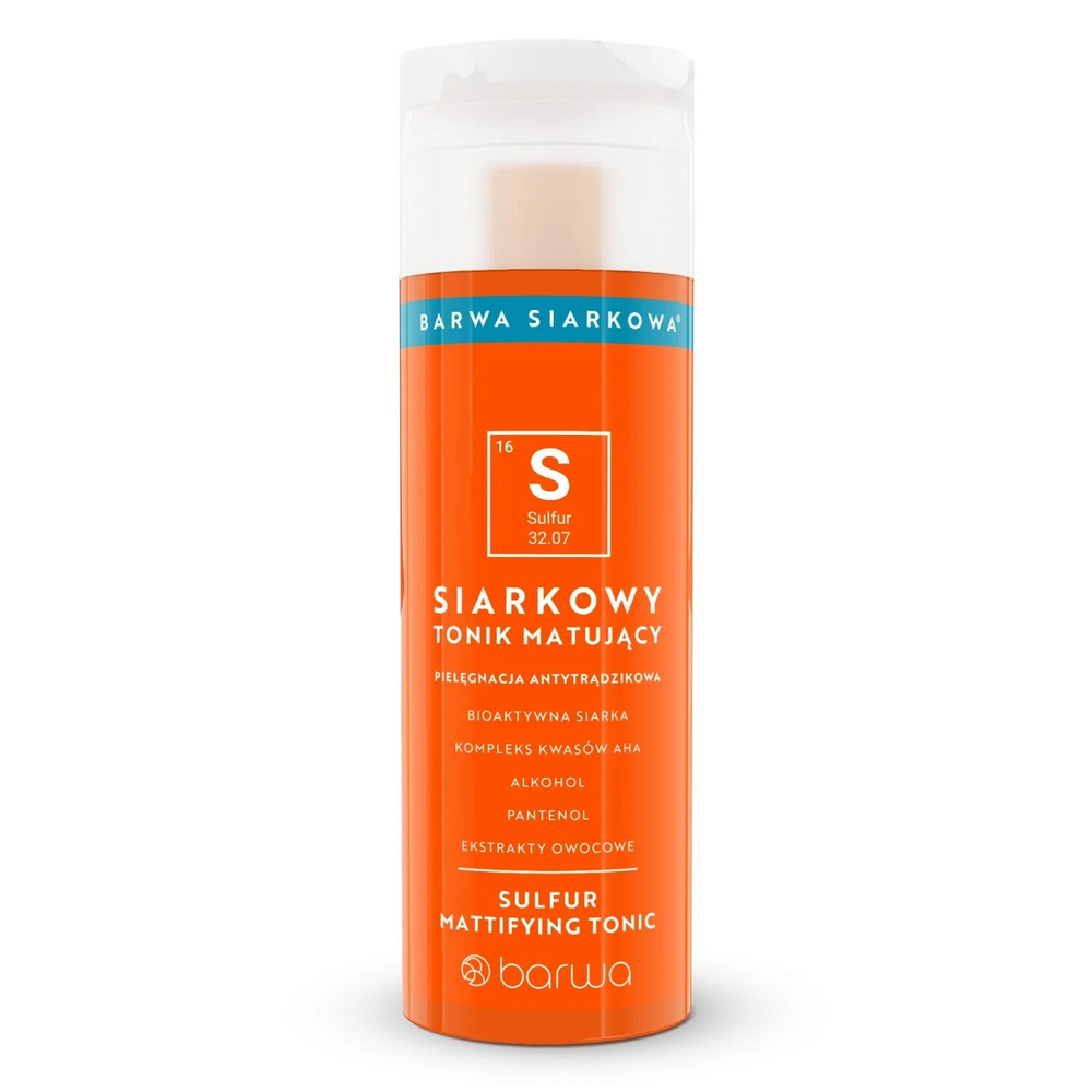 Barwa Siarkowa Tonik Matujący Antytrądzikowy 200ml