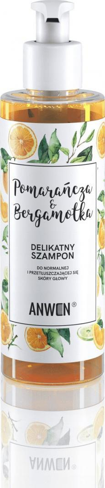 Anwen Orange & Bergamot Gentle Shampoo for Normal to Oily Scalp 200ml