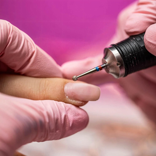 IQ Nails Diamond DuoFrez Frez do Paznokci Smart Gold Line Kształt Kuli Drobne Standardowe Ziarno Powłoka ZRN 001.FM.025Z 1 Sztuka