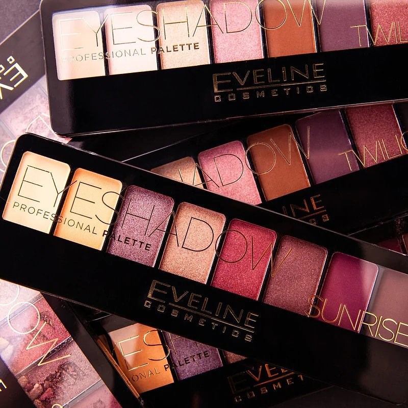 Eveline Eyeshadow Palette 8 Colors Twilight 9,6g