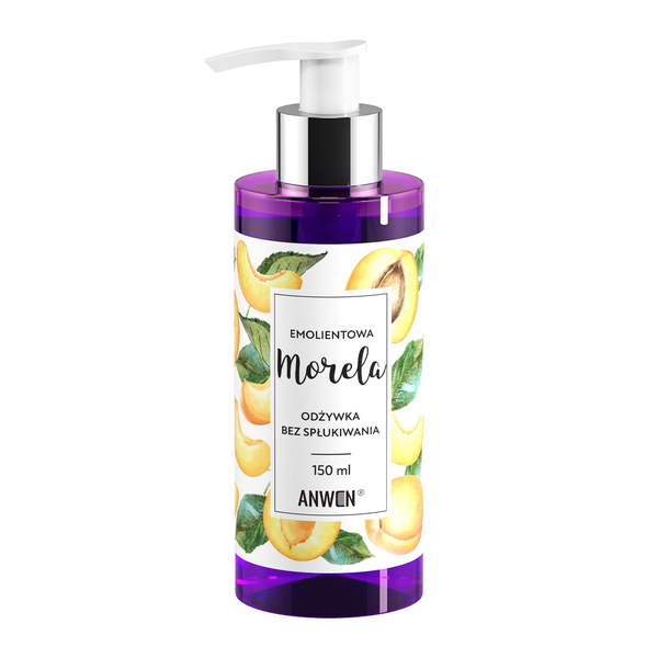 Anwen Emolientowa Morela Odżywka Bezspłukiwana dla Wysokiej Porowatości - 150 ml