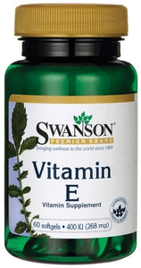 Swanson Vitamin E 400 IU 60 Softgels