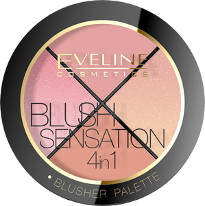 Eveline Contour Blush Sensation 4in1 Face Rose Palette 12 g