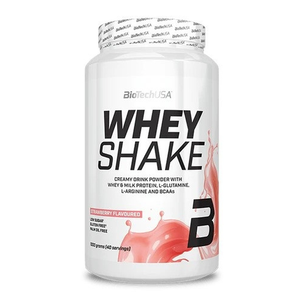 BioTechUSA Whey Shake, Strawberry 1000g