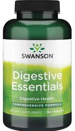 Swanson Digestive Essentials Wspomaga Trawienie 180 Tabletek