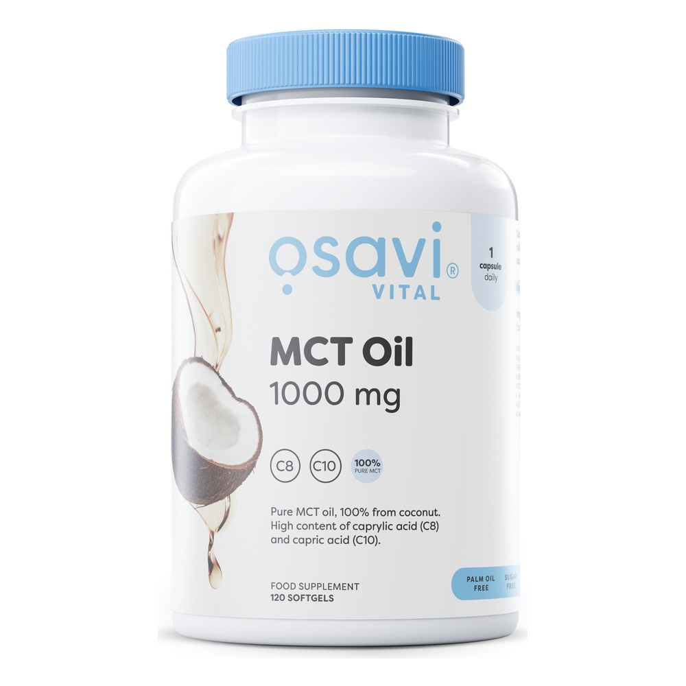 Osavi Olej MCT 1000mg z Kokosa 120 Kapsułek