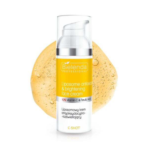 Bielenda Professional C-Shot Liposome Antioxidant and Brightening Cream 10% Vitamin C and Ferulic Acid Mature Skin 50ml