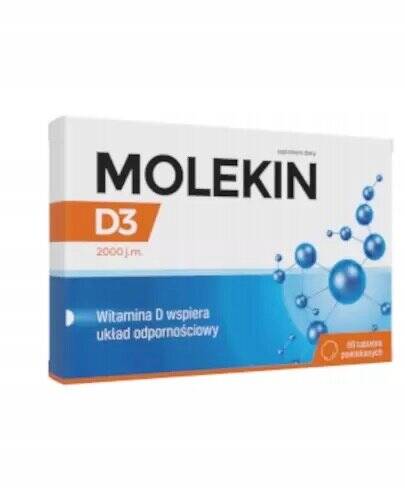 Molekin D3 2000 j.m. 60 Tabletek