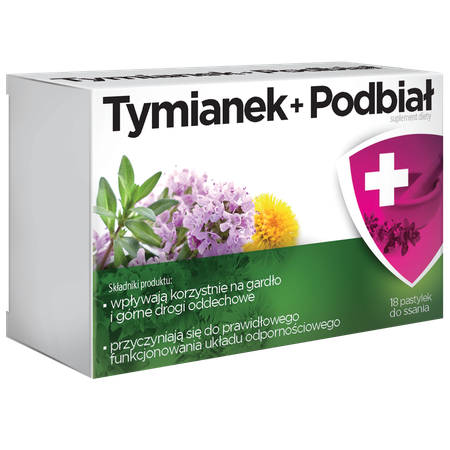 Aflofarm Thyme and Coltsfoot Lozenges Have a Positive Effect on the Throat 18 pcs