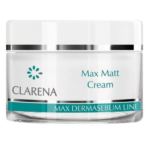 Clarena Max Dermasebum Matujący Krem dla Cery Tłustej i Mieszanej na Dzień 50ml