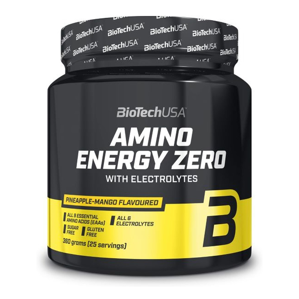 BioTechUSA Amino Energy Zero with Electrolytes Aminokwasy z elektrolitami, Limonka 360g