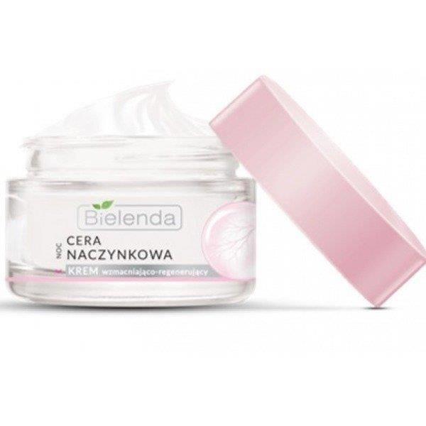 Bielenda Capillary Skin Wzmacniająco Regenerujący Krem do Skóry Wrażliwej i Naczynkowej na Noc 50ml