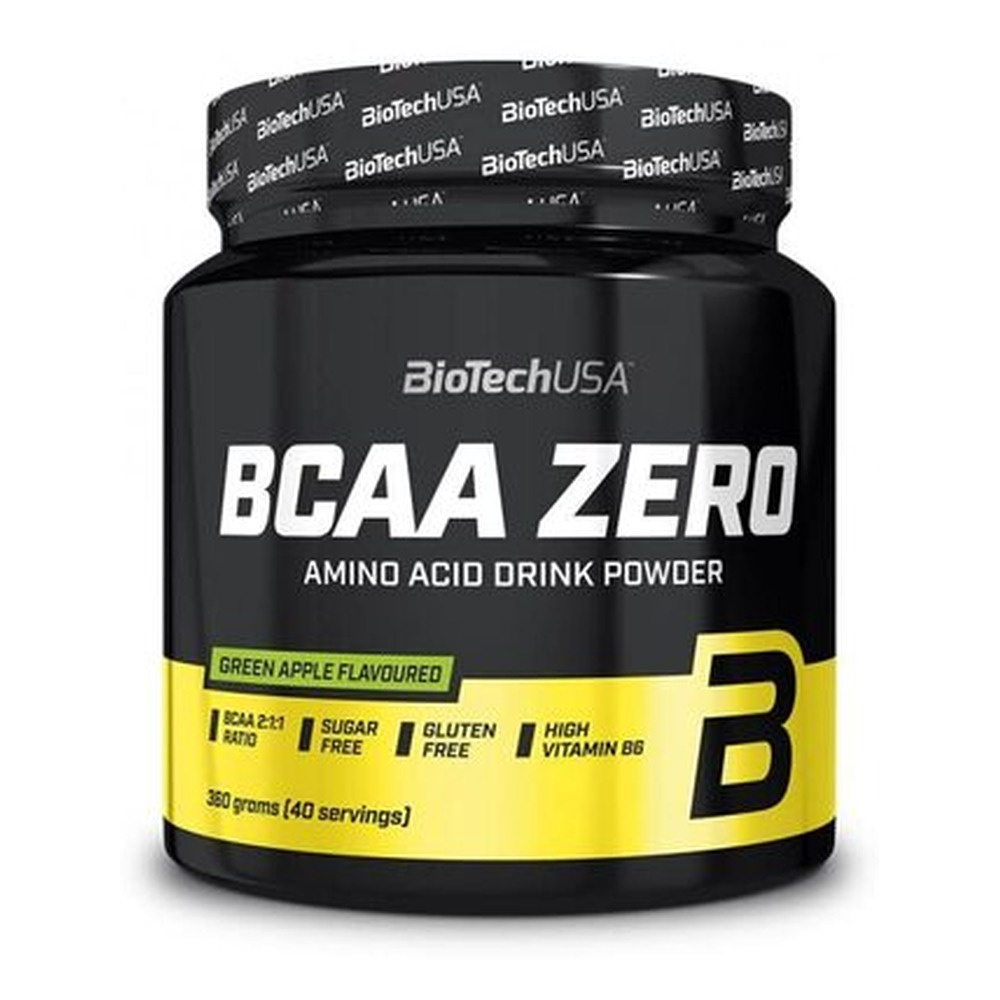 BioTechUSA BCAA Zero Aminokwasy BCAA, Zielone jabłko 360g