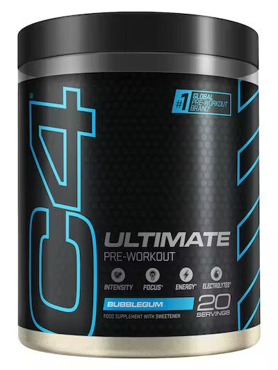 Cellucor C4 Ultimate Pre-Workout Powder for Energy and Endurance Bubblegum 508g
