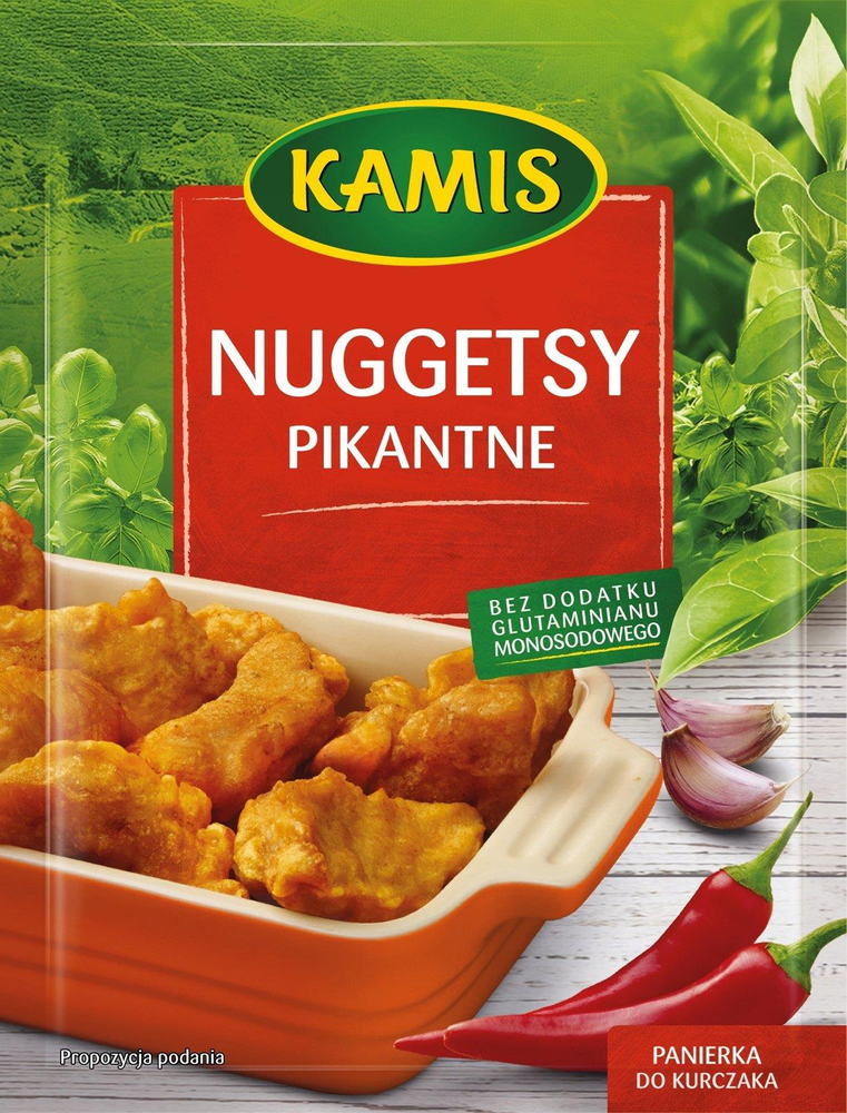 Kamis Nuggetsy Pikantne Panierka do Kurczaka 90g