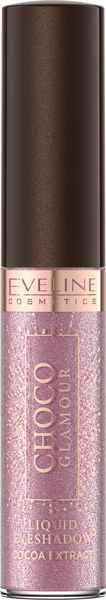 Eveline Choco Glamour Wodoodporne Cienie w Płynie Nr 04 6,5ml