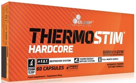 Olimp Nutrition Thermo Stim Hardcore a Thermogenic Fat Burner for Athletes and Weight Control 60 Caps