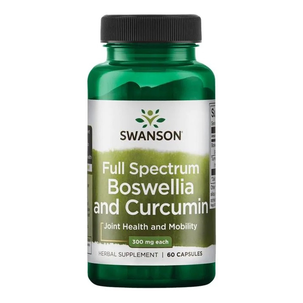 Swanson Full Spectrum Boswellia and Curcumin 300mg 60 Capsules