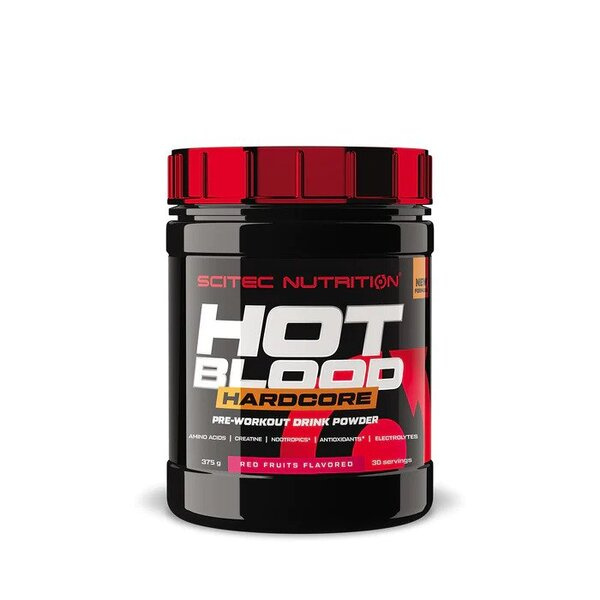 SciTec Hot Blood Hardcore, Red Fruits - 375g
