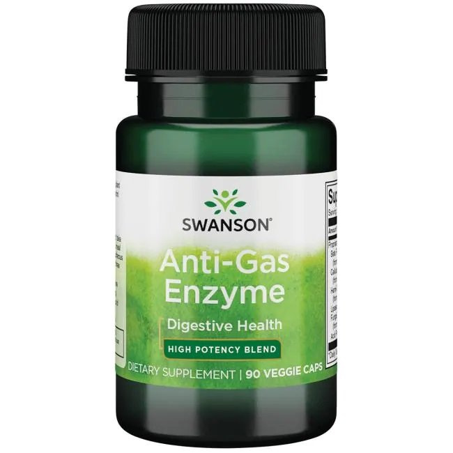Swanson Anti-Gas Enzyme 90 Vcapsules