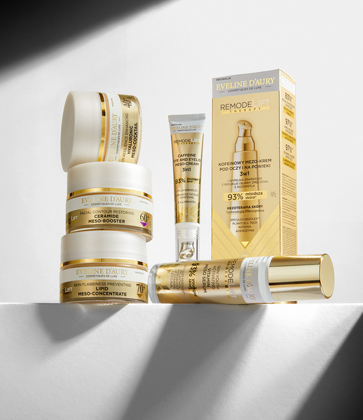 Eveline d'Aury Remodelift Therapy Kofeinowy Mezo-Krem pod Oczy i na Powieki 3w1 15ml