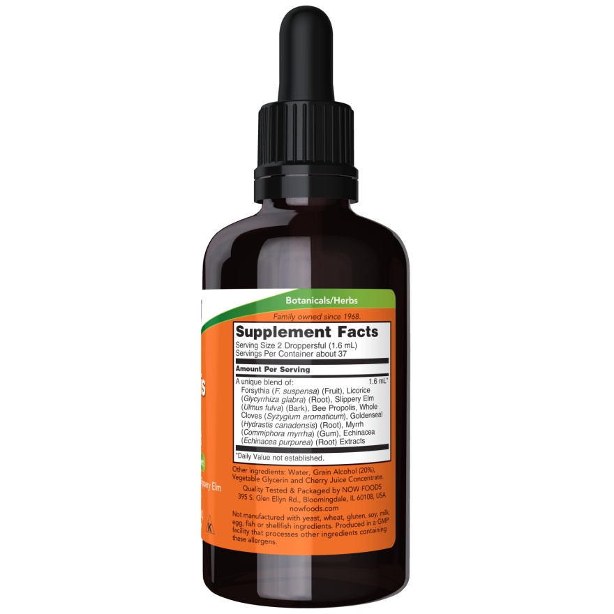 Now Foods Propolis Plus Extract Kit Pszczeli Zdrowie Układu Immunologicznego 60ml