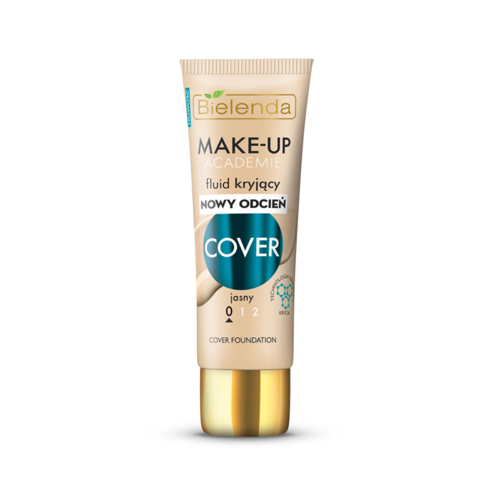 Bielenda Make-Up Academie Cover Fluid Covering No. 0 Light for Oily and Combination Skin 30g