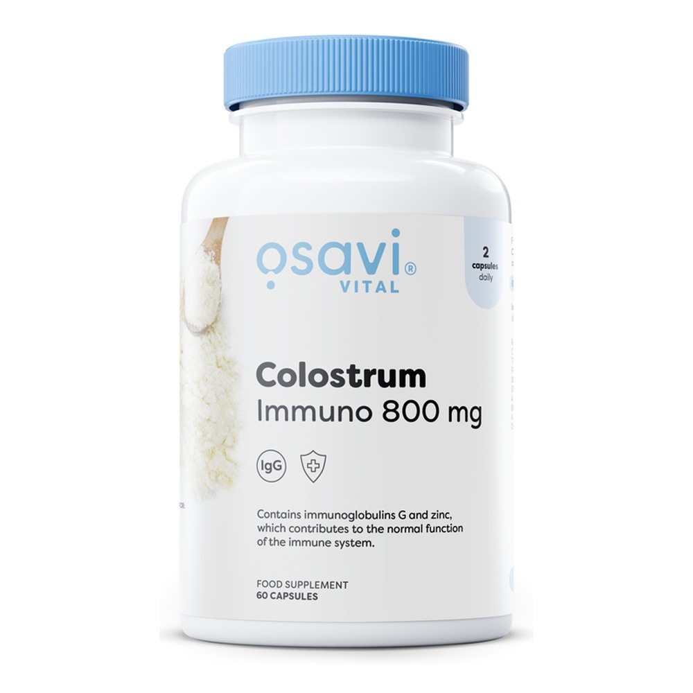 Osavi Colostrum Immuno Bovine Colostrum Supplement for Immune Support 60 Capsules