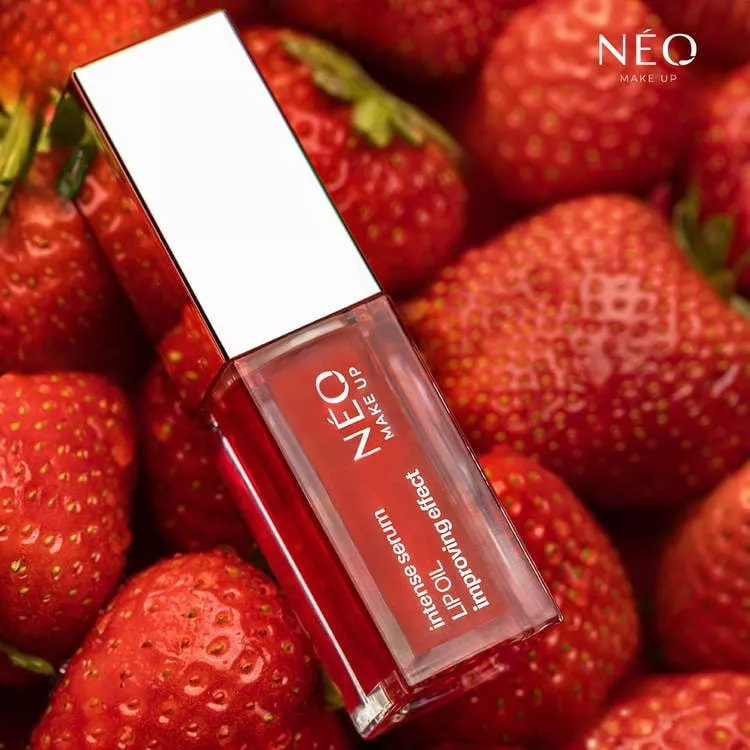 Neo Makeup Intense Serum Moisturizing Nourishing Lip Oil No. 03 Strawberry 5ml